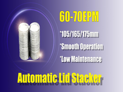 O metal automático pode fazendo a tensão do empilhador 380V 50Hz da tampa da máquina