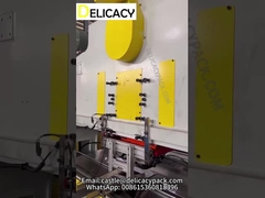 Linha de produção totalmente automatizada de alta velocidade para fundos de latas retangulares de 4L