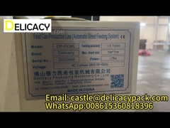 Carregador automático e sistema de alimentação de folhas para a linha de fabricação de 83 / 99 / 127mm