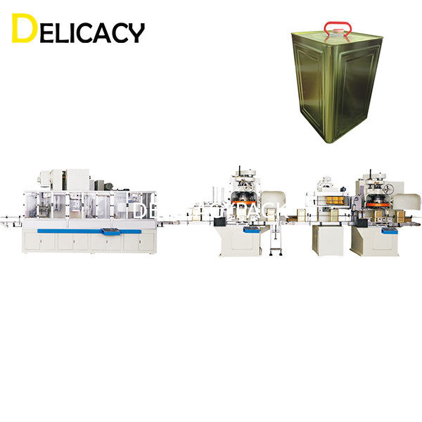 20CPM Linha de produção de latas automático, CE grande de Tin Making Machine do quadrado certificado