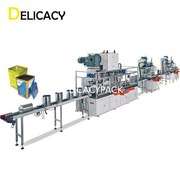 18L o óleo quadrado retangular Tin Making Machine 30CPM para a pintura pode produção