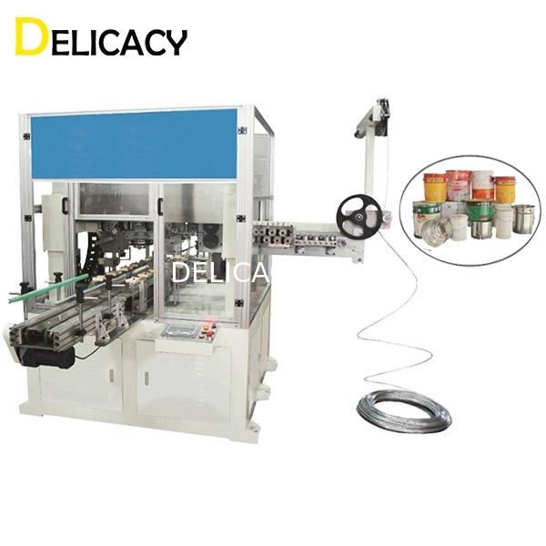 Fabricante de empacotamento Tin Barrel Wire Handle Machine do metal de aço automático para Pail Can Making Line química