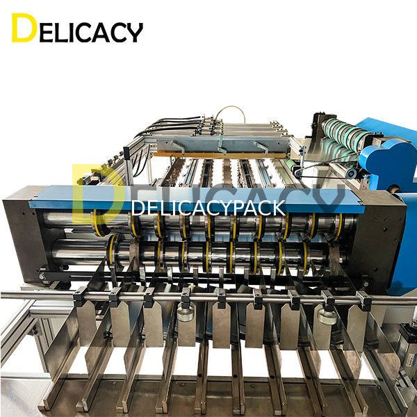 Máquina de corte de metal composto automática duplex de 50 Hz para linha de produção de latas de estanho