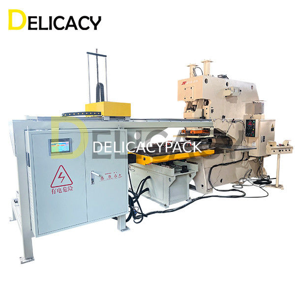 Máquina de fabricação de latas de estanho de 380V Estampagem Prensa de tampa de ferro para operação de descartamento de fundo