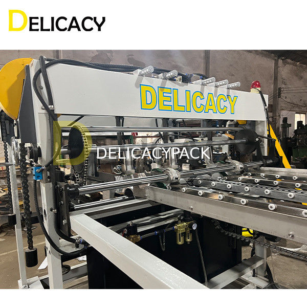 Máquina automática de corte de placas de ferro longitudinal e transversal duplex