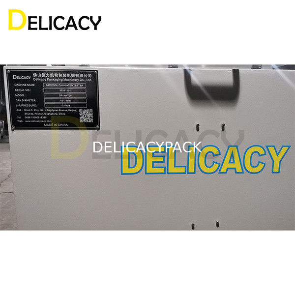 0.1Mpa Pressão de ar Detector de vazamento de aerossóis para aerossóis pode fazer máquina de alta eficiência