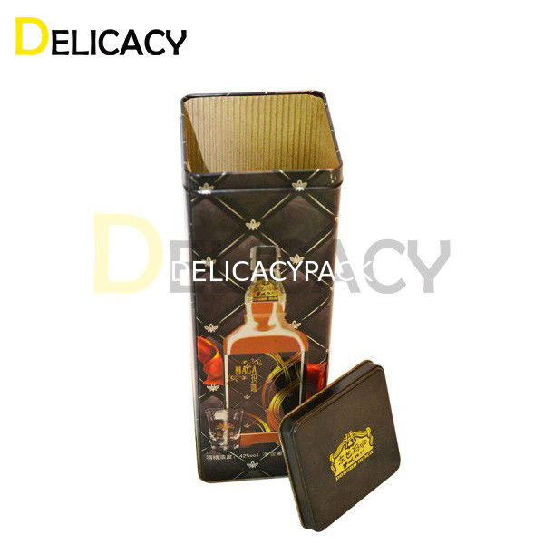 Máquina de costura de fecho de lata para embalagem de uísque Caixa de lata de vinho retangular Caixa de lata de cevada Bree