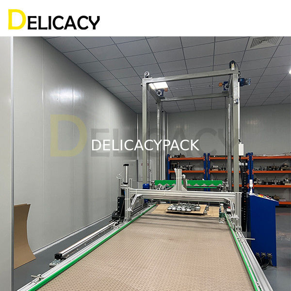 Máquina automática de paletização de latas de estanho Melhorando a eficiência da produção com sistema inteligente de paletização
