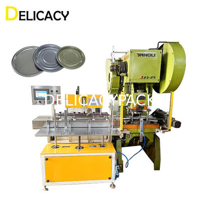 A tira automática que alimenta Tin Can Manufacturing Machine For pode tampas 125mm a parte inferior inferior de 99mm