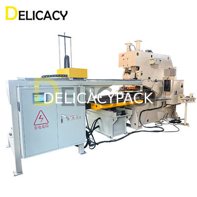 Máquina de fabricação de latas de estanho de 380V Estampagem Prensa de tampa de ferro para operação de descartamento de fundo